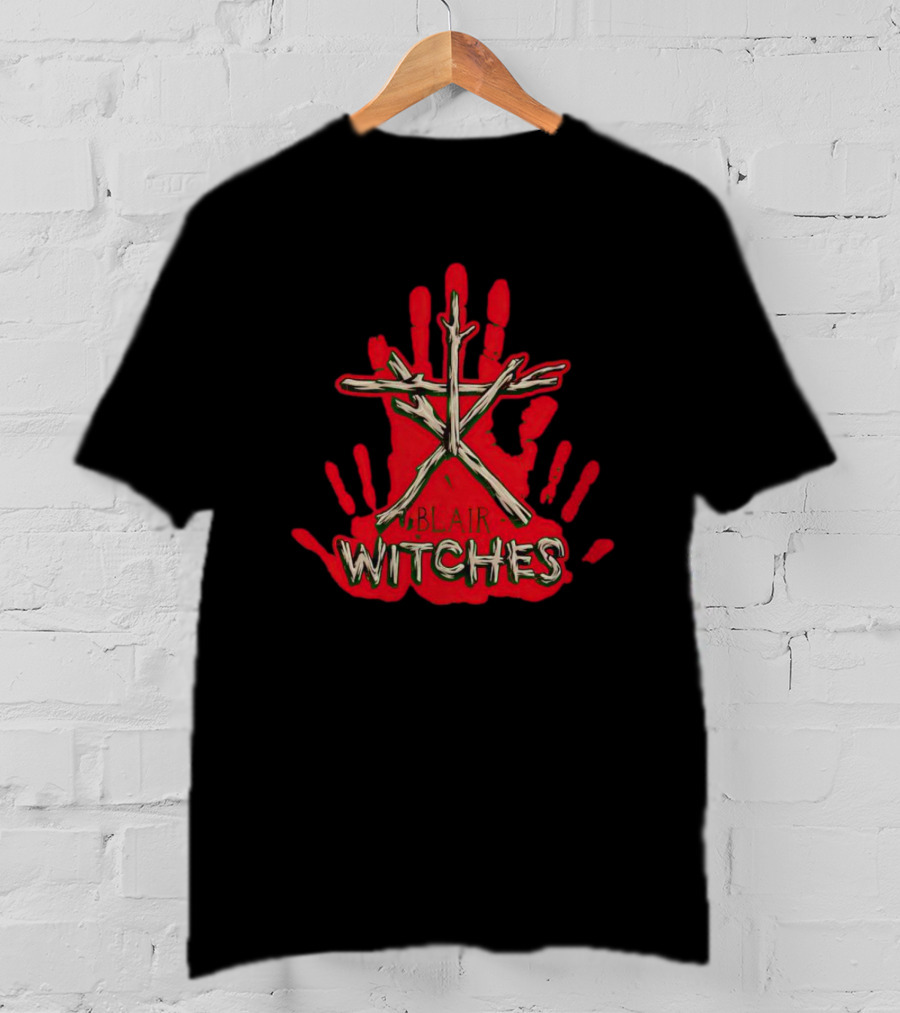 Blair Witches Stick Figure Red Handprints T-Shirt
