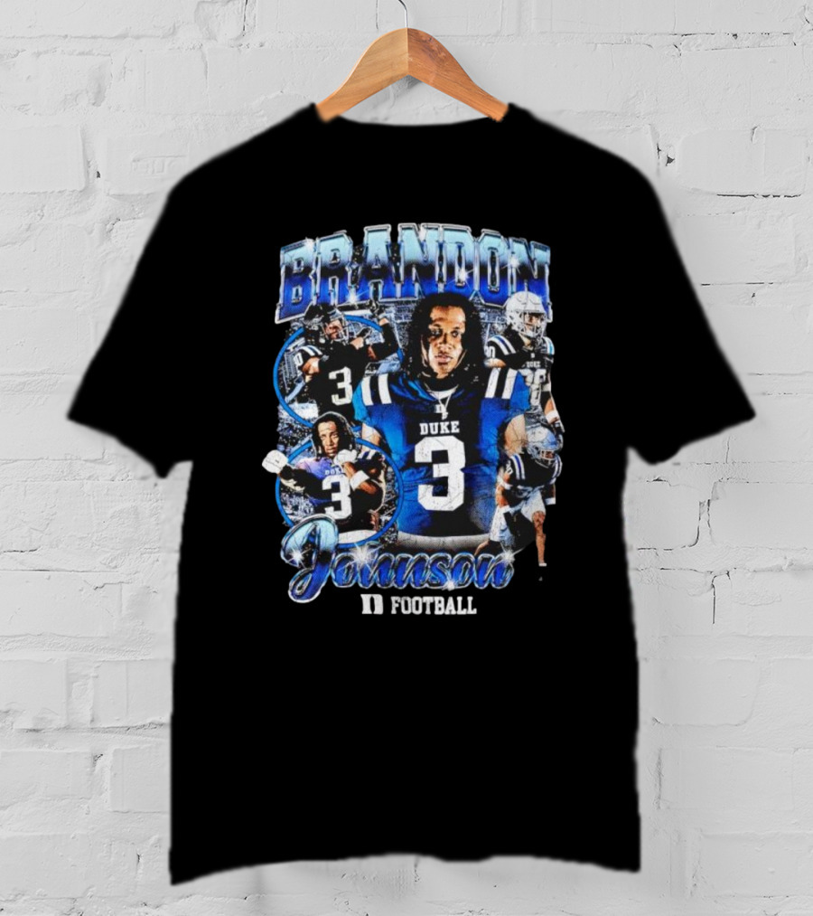 Brandon Johnson Duke Football 3 T-Shirt
