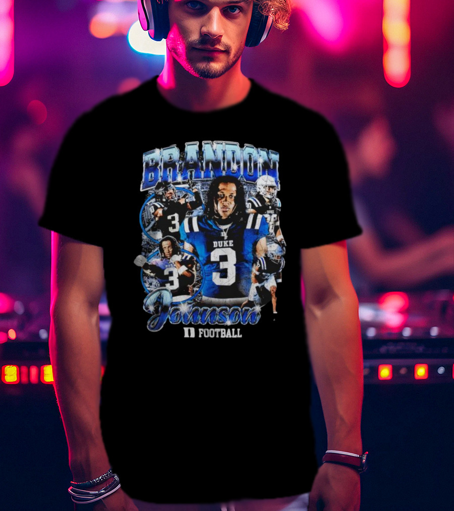 Brandon Johnson Duke Football 3 T-Shirt