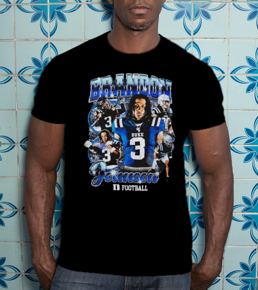 Brandon Johnson Duke Football 3 T-Shirt