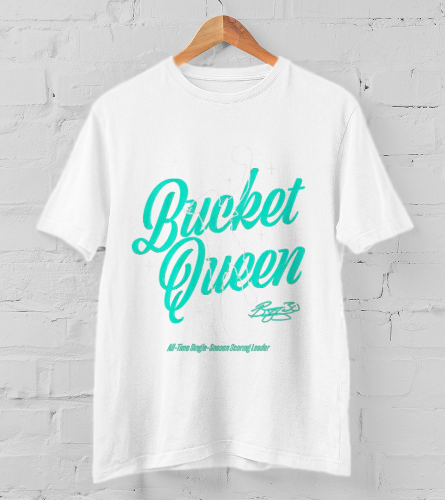 Breanna Stewart Bucket Queen All-Time Single-Season Scoring Leader T-Shirt
