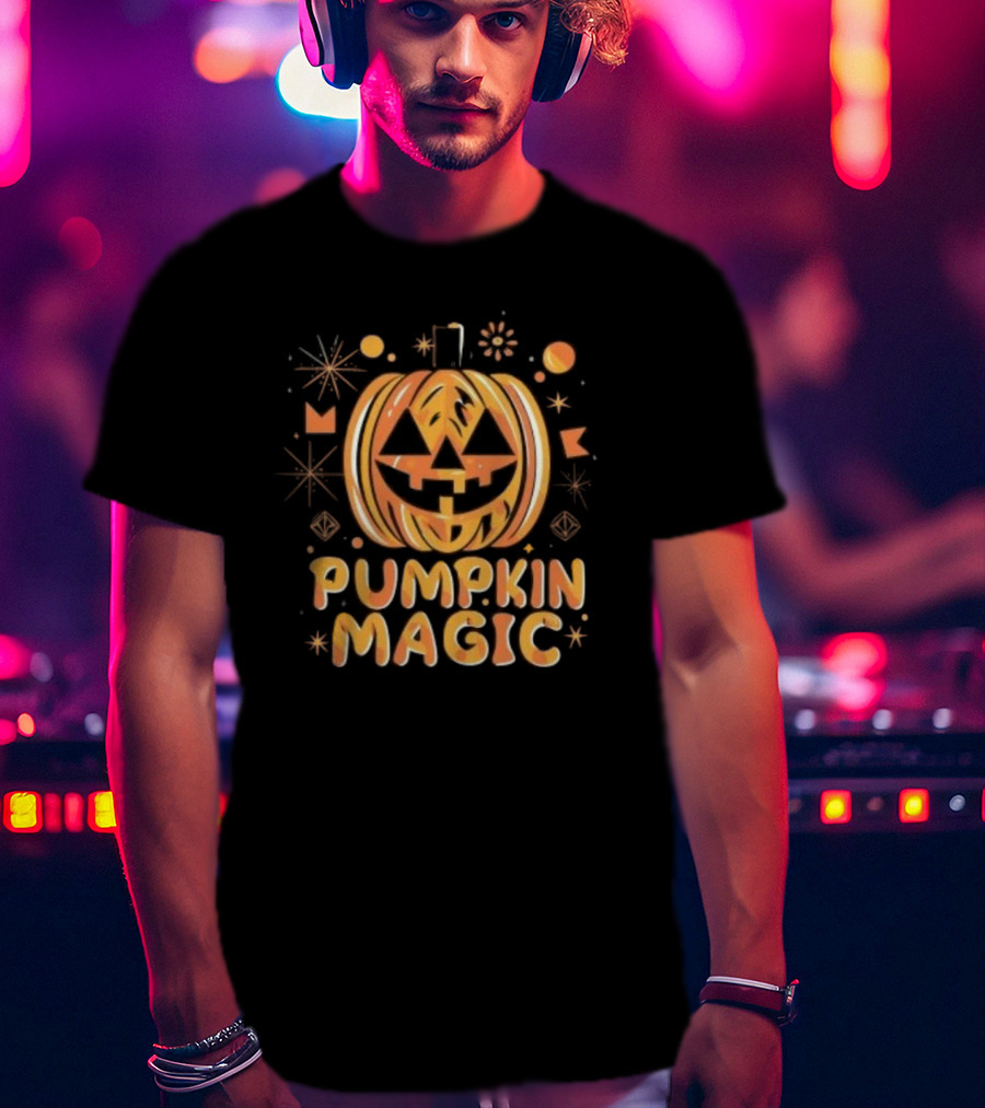 Pumpkin Magic Happy Halloween T-Shirt