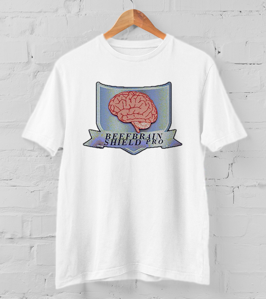Hypnospace Outlaw Beefbrain Shield Pro Badge Crest T-Shirt