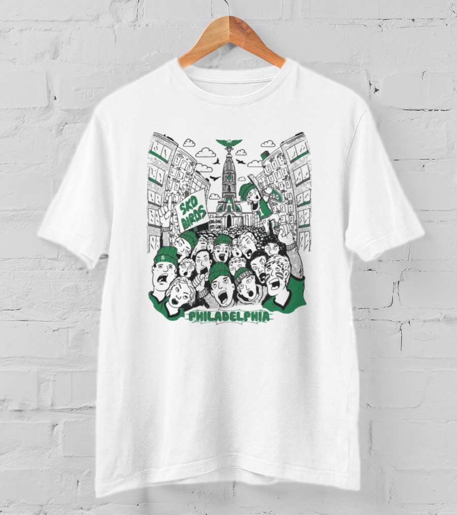 Philadelphia Sko Birds Meet Me On Broad St T-Shirt