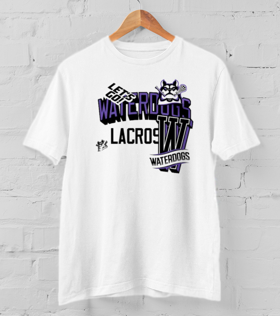 Premier Lacrosse League Waterdogs Let's Go Waterdogs LAX W T-Shirt