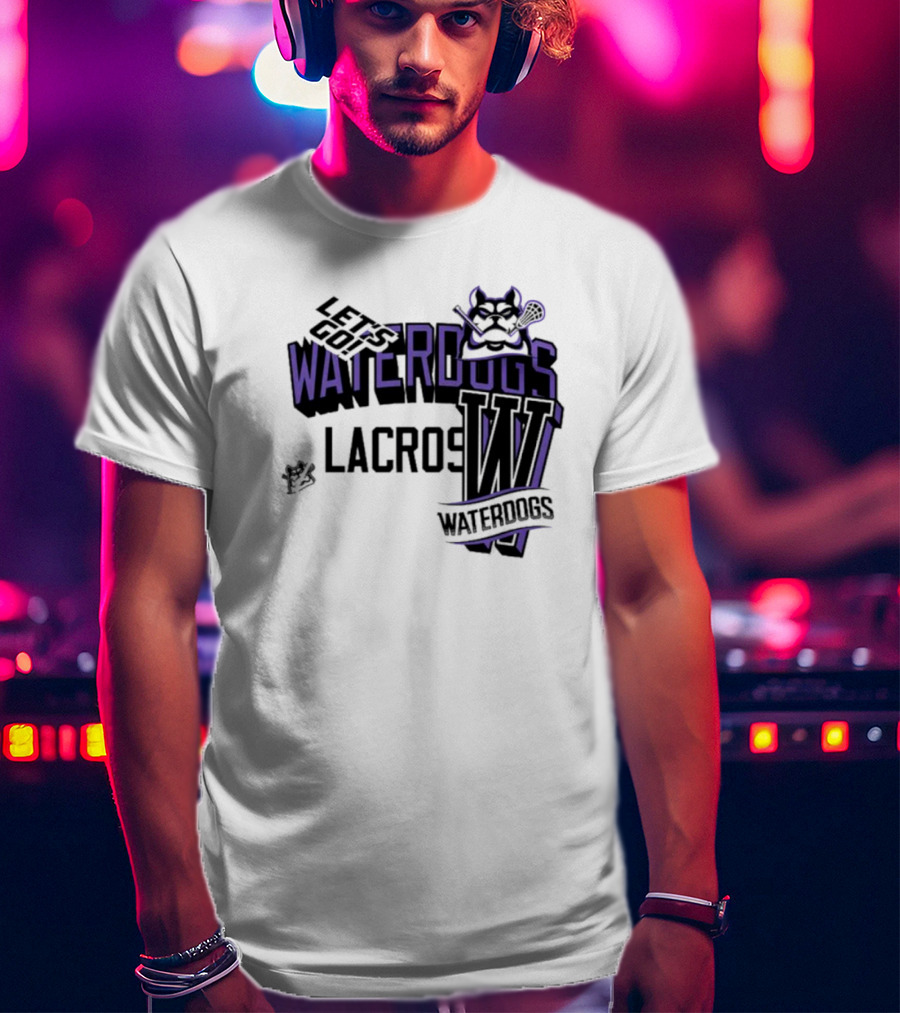 Premier Lacrosse League Waterdogs Let's Go Waterdogs LAX W T-Shirt