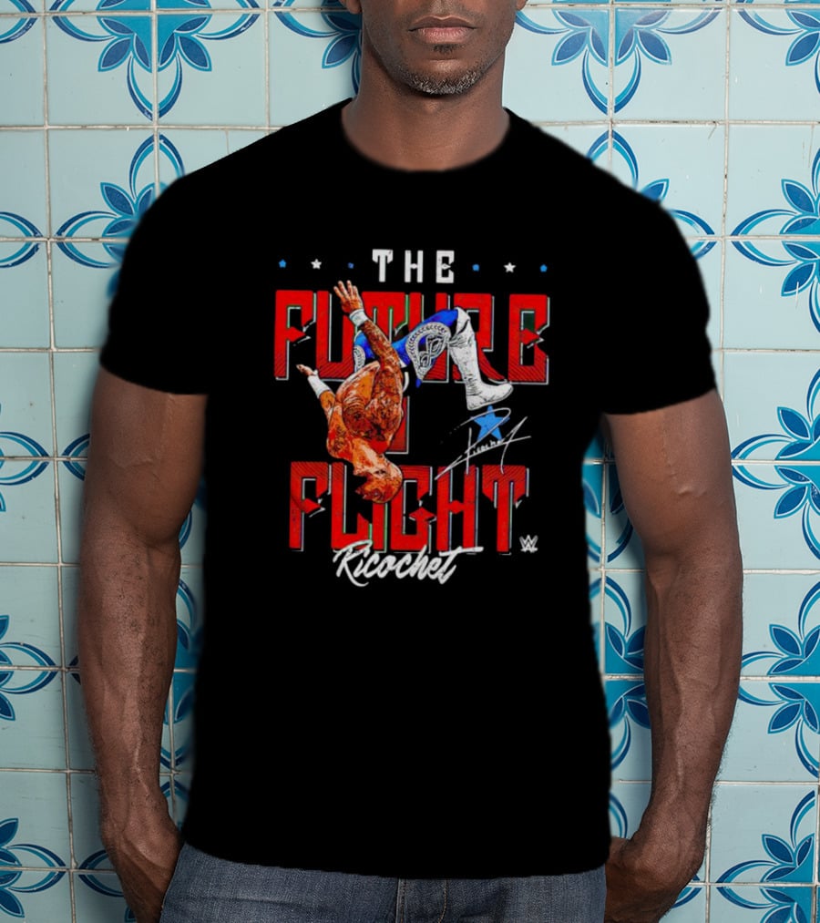 The Future Of Flight Ricochet WWE Signature Flip T-Shirt