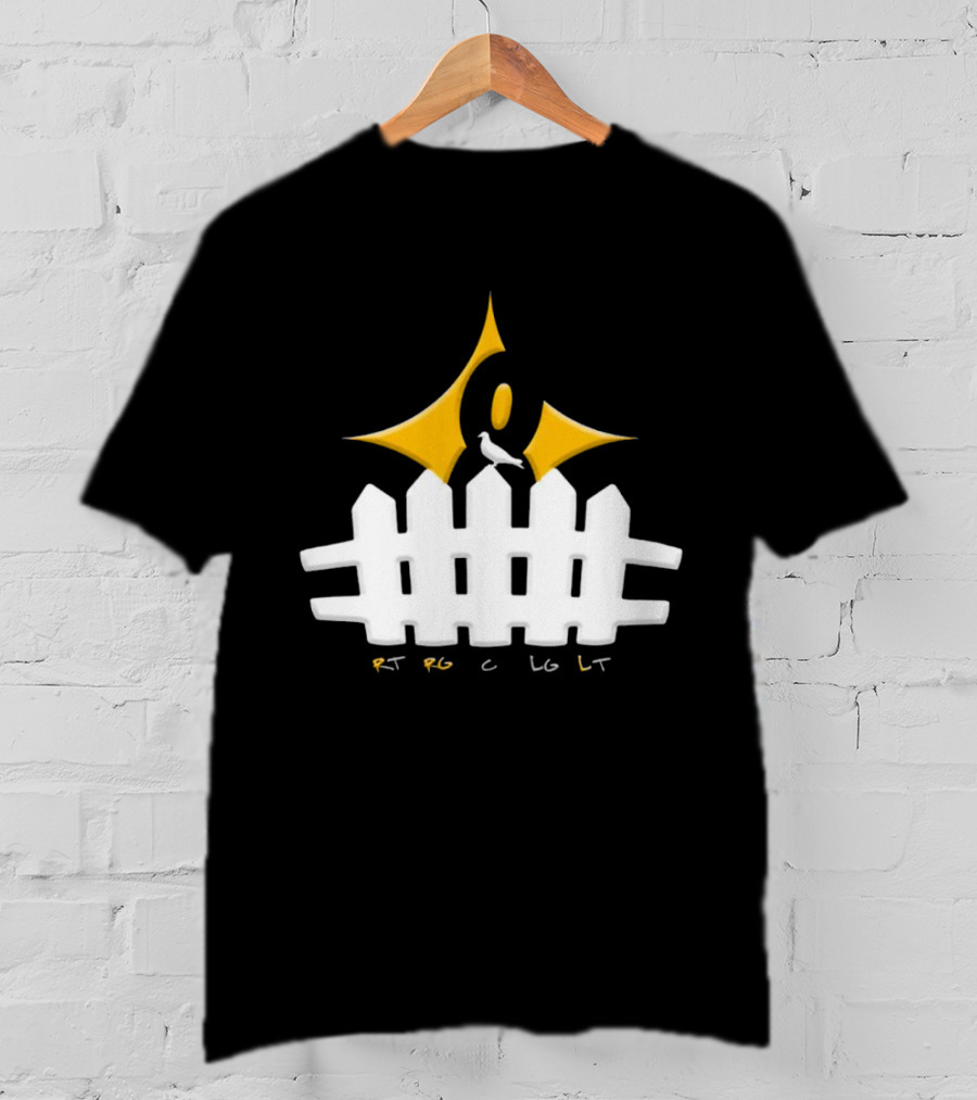 Steelers Kenny Pickett Pickett Fence RT RG C LG LT T-Shirt