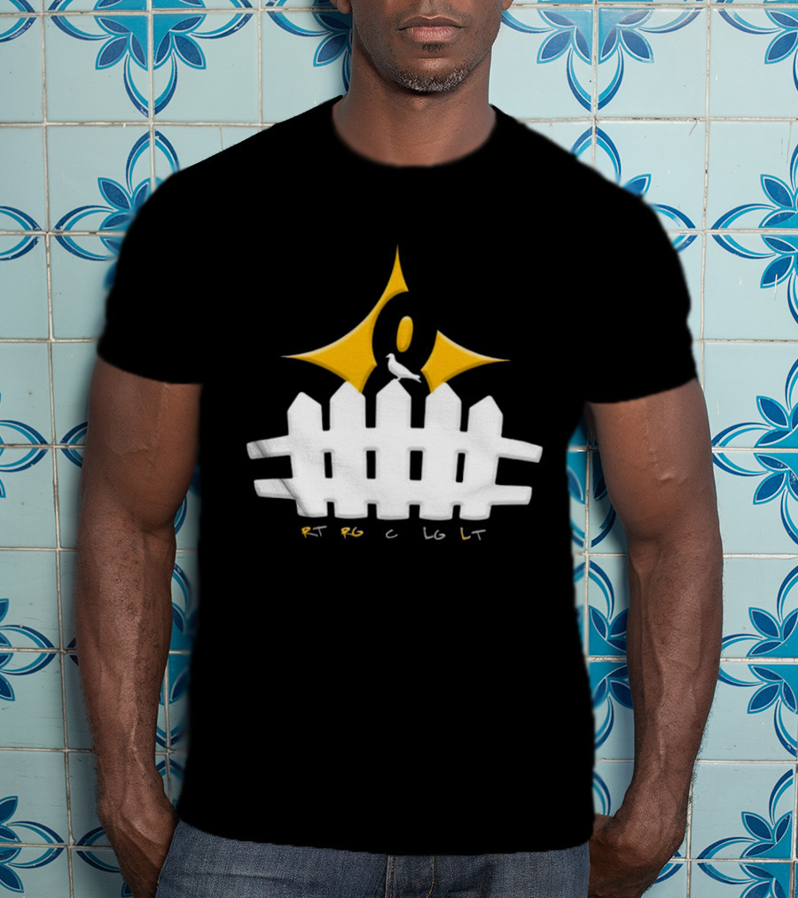 Steelers Kenny Pickett Pickett Fence RT RG C LG LT T-Shirt