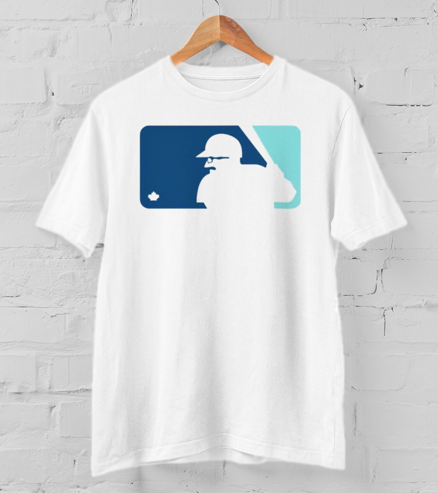 Ben Wagner Schneider Stache Baseball Logo With Batter T-Shirt