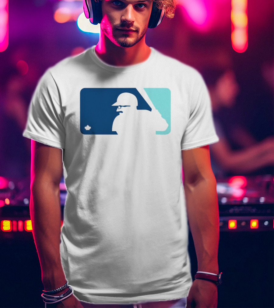 Ben Wagner Schneider Stache Baseball Logo With Batter T-Shirt