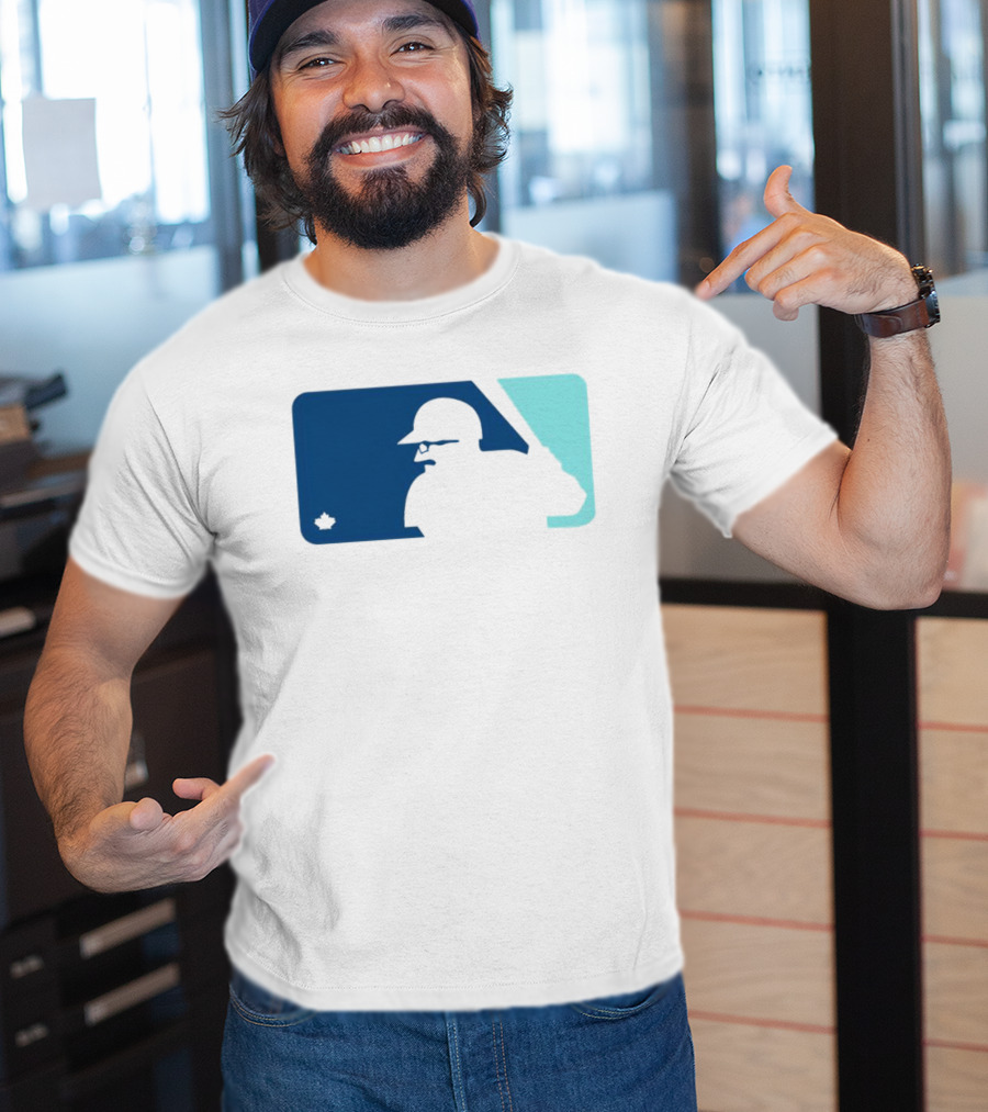 Ben Wagner Schneider Stache Baseball Logo With Batter T-Shirt
