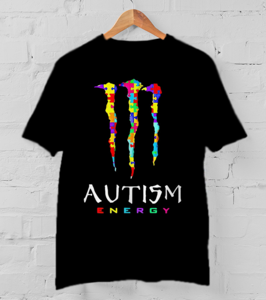 Monster Autism Puzzle Energy T-Shirt