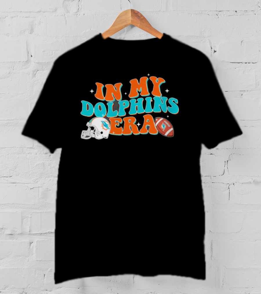 In My Dolphins Era Football Helmet And Ball T-Shirt
