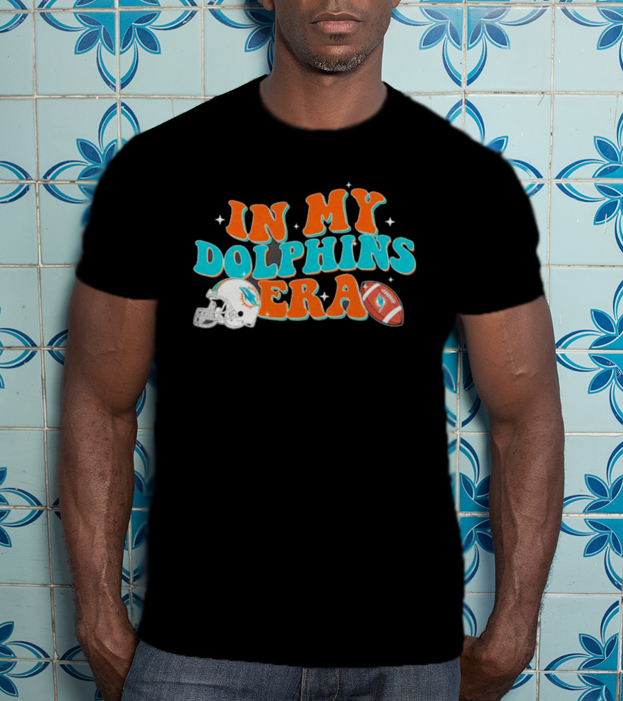 In My Dolphins Era Football Helmet And Ball T-Shirt