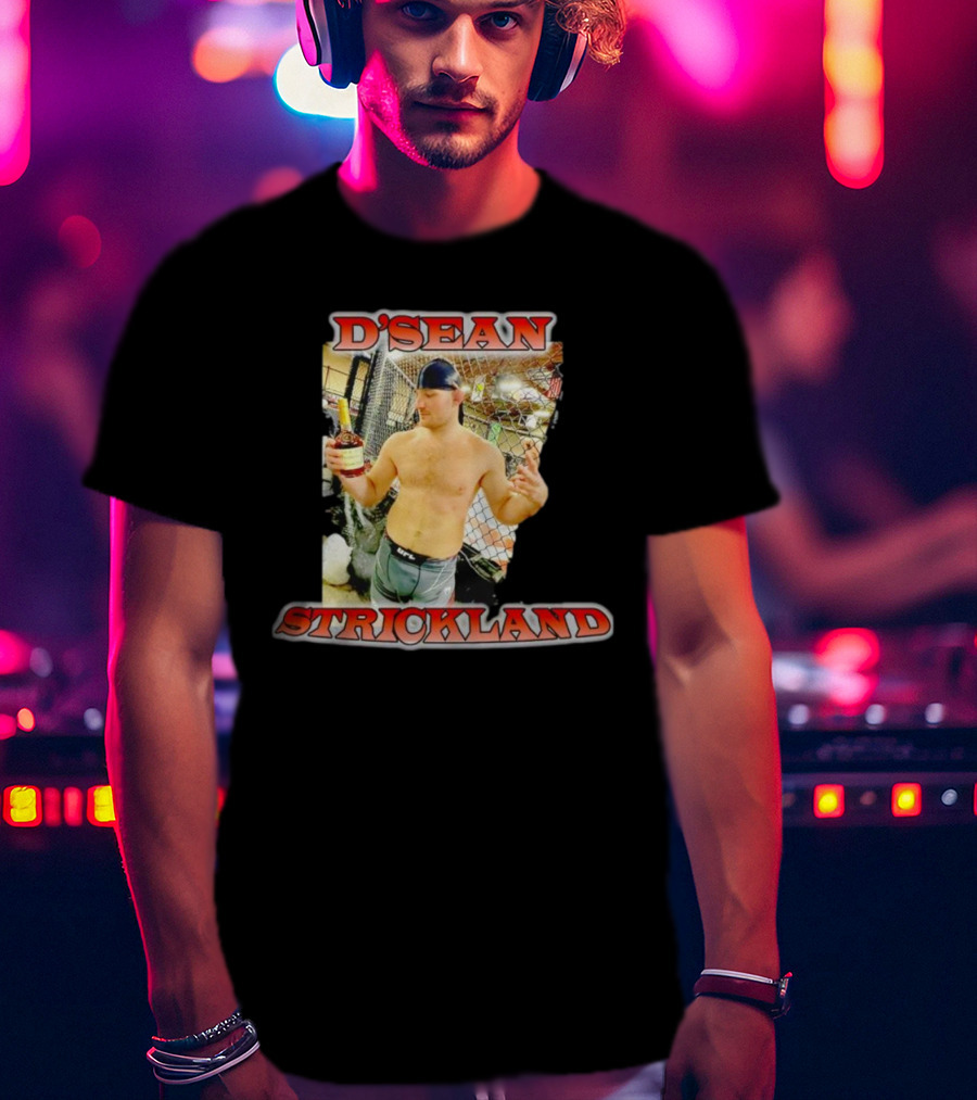 D'Sean Strickland UFC Gym Training Session T-Shirt