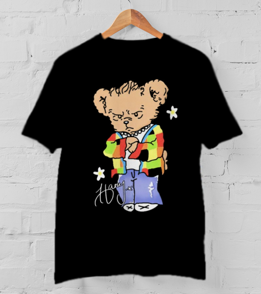 Teddy Bear Harry With Colorful Jacket And Signature T-Shirt