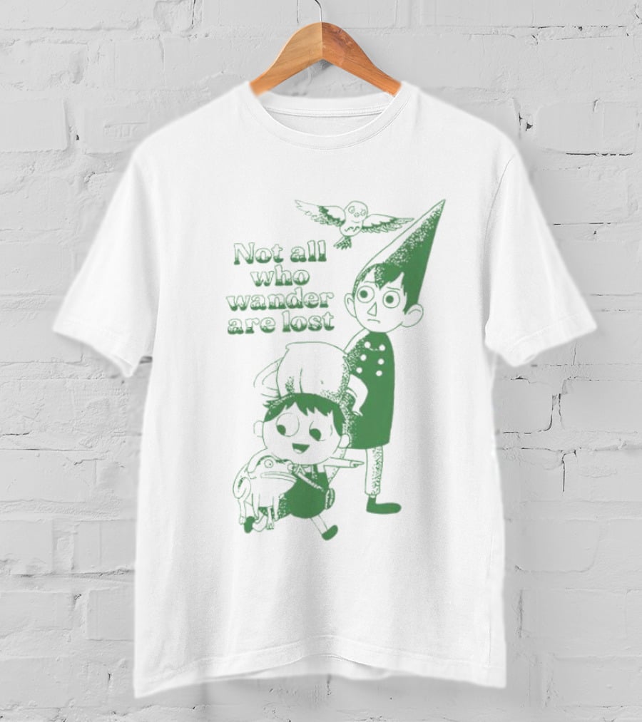 Not All Who Wander Are Lost Over The Garden Wall Characters Frog Bird T-Shirt