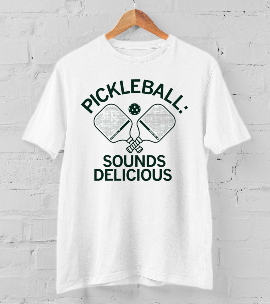 Pickleball Paddle Enthusiasts Find The Sport Delicious T-Shirt