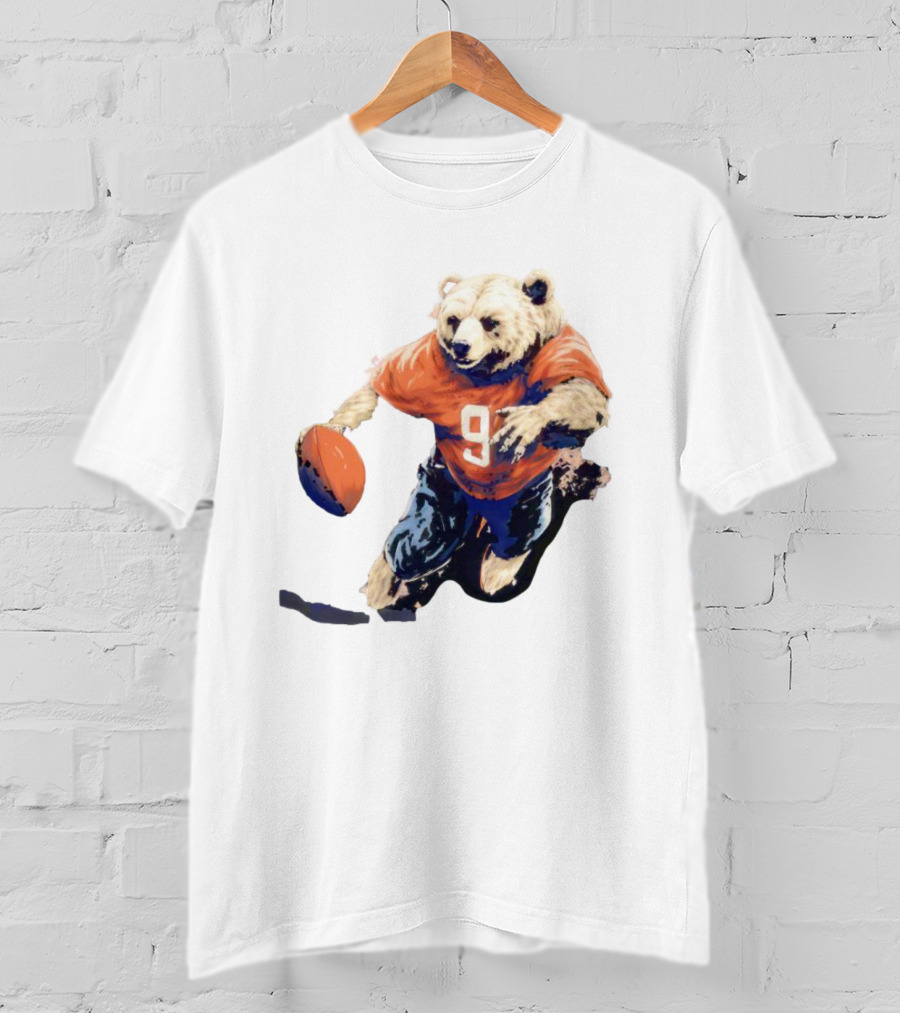 Staley Da Bear Chicago Bears Football Bear Jersey Number 9 T-Shirt