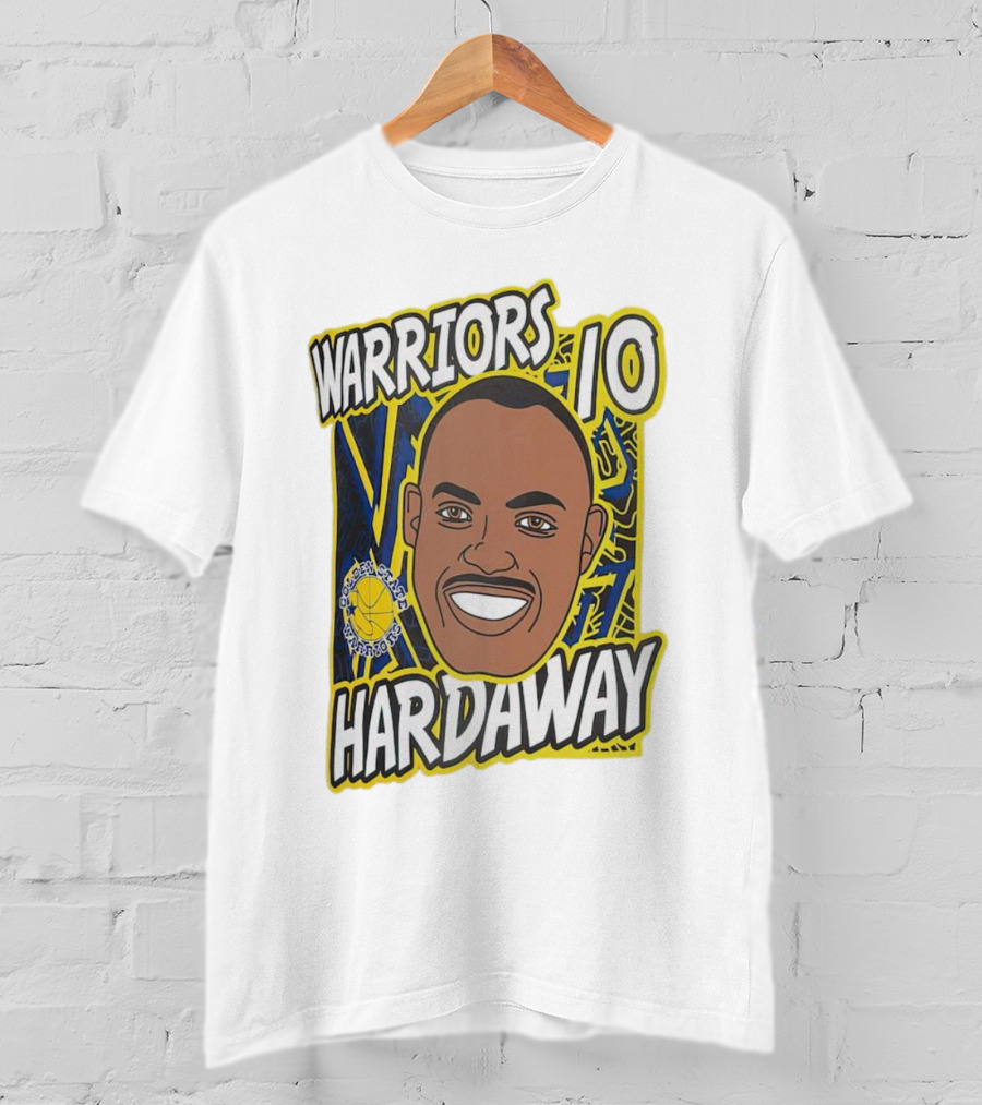 Warriors 10 Hardaway Golden State Cartoon T-Shirt