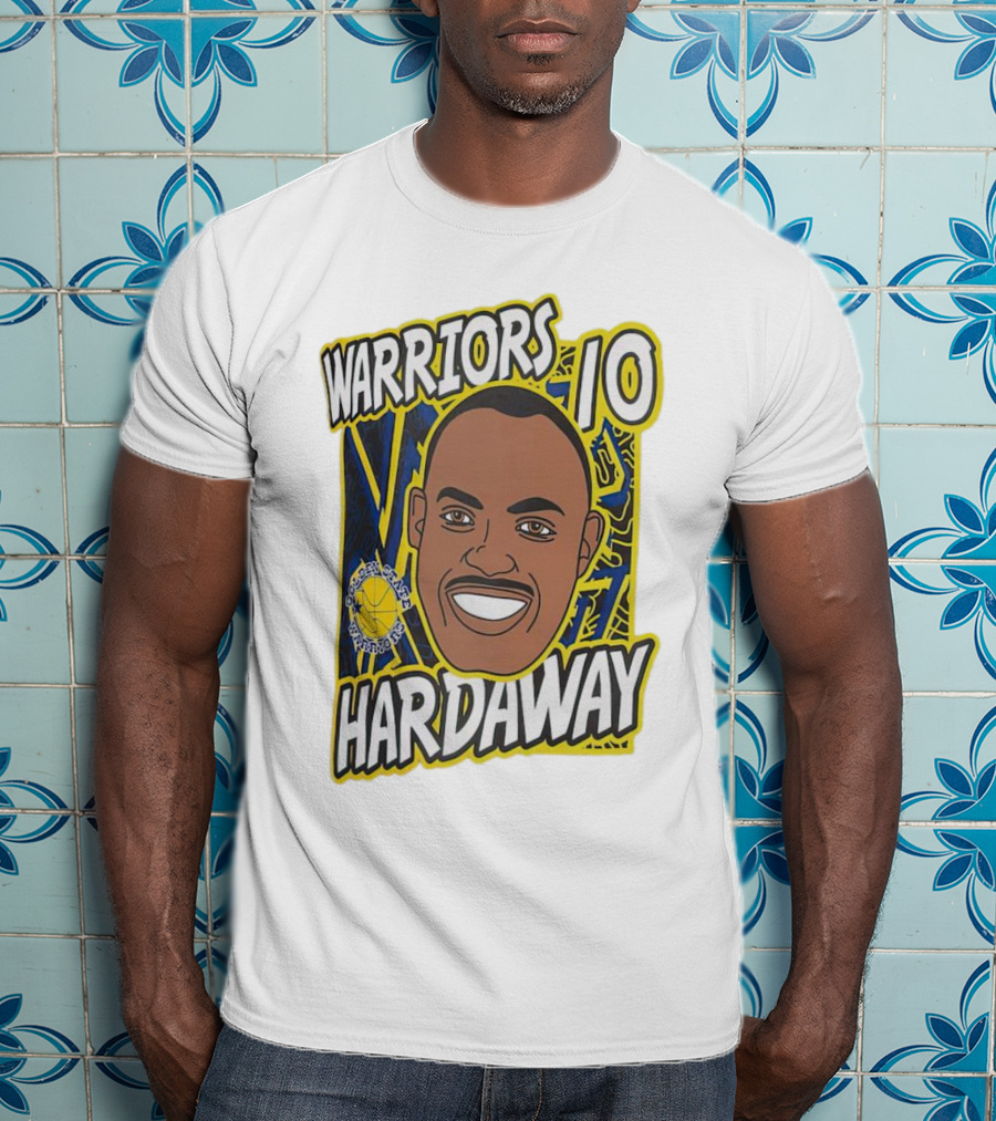 Warriors 10 Hardaway Golden State Cartoon T-Shirt