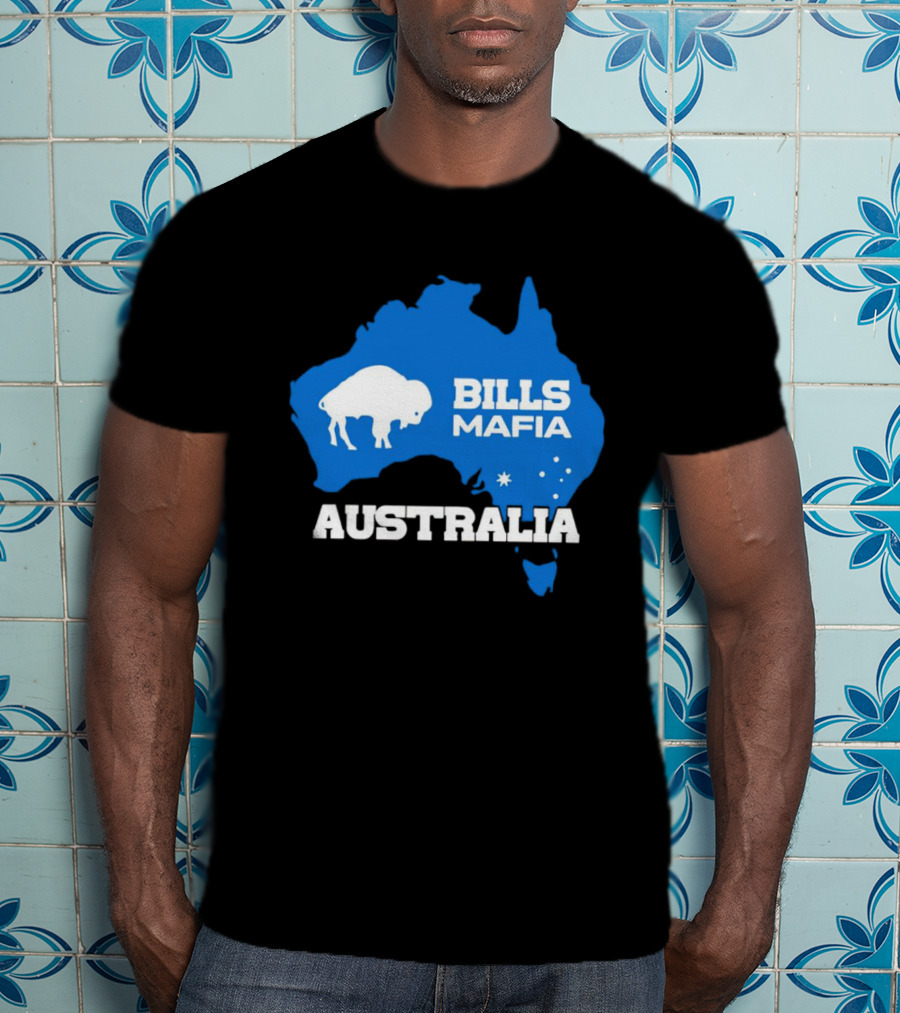 Bills Mafia Australia Buffalo Map T-Shirt