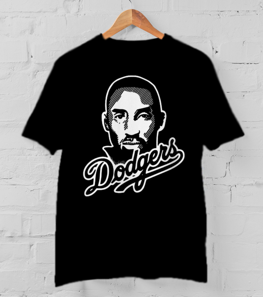 Kobe Bryant Dodgers Face T-Shirt