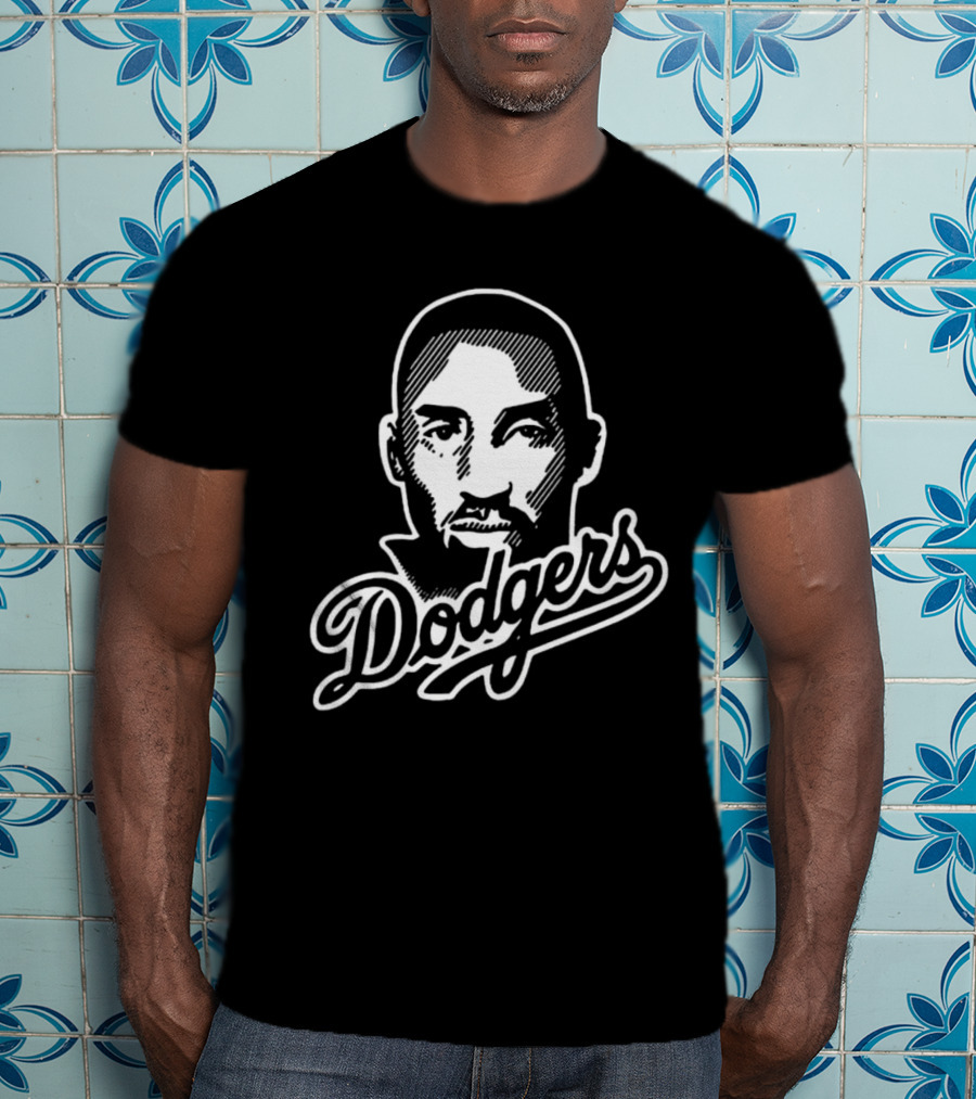 Kobe Bryant Dodgers Face T-Shirt