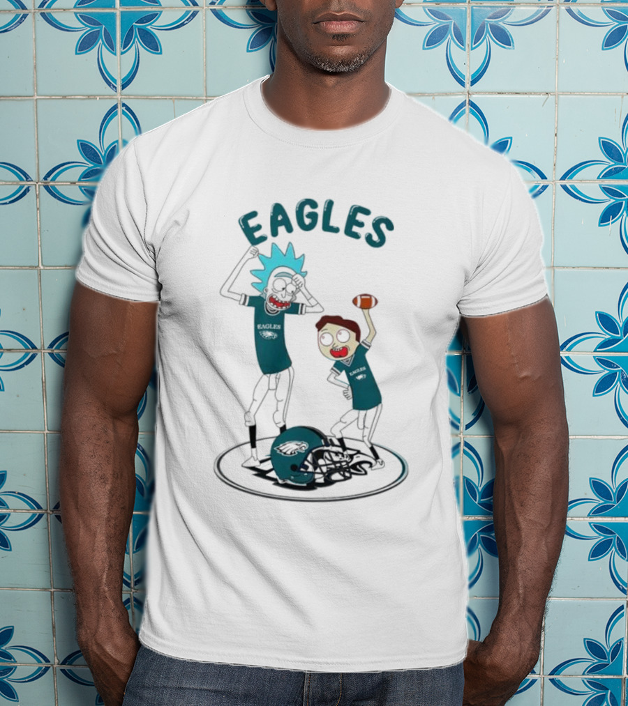 Philadelphia Eagles Rick And Morty Parody Dance T-Shirt