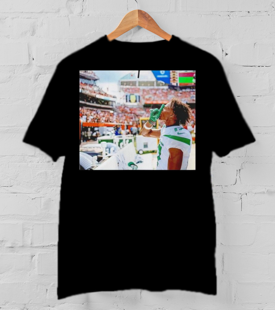 Trending Garrett Wilson Shhh Football Silence T-Shirt