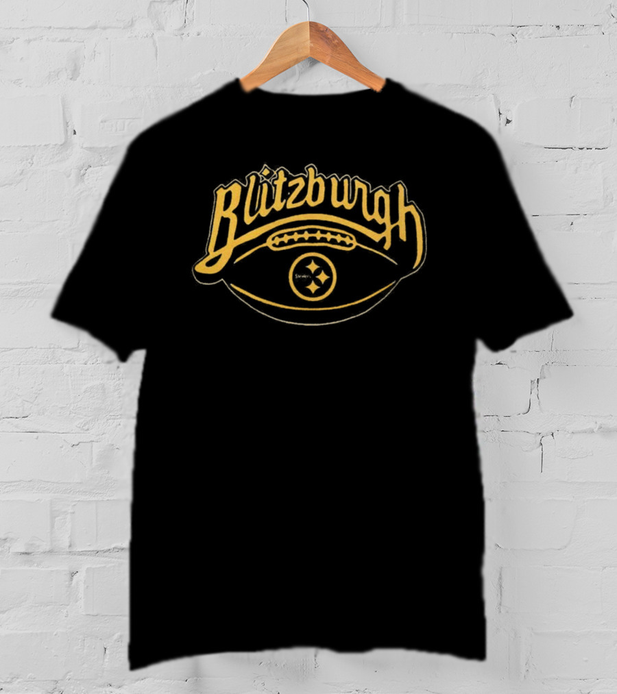 Blitzburgh Steelers Football Black And Gold T-Shirt