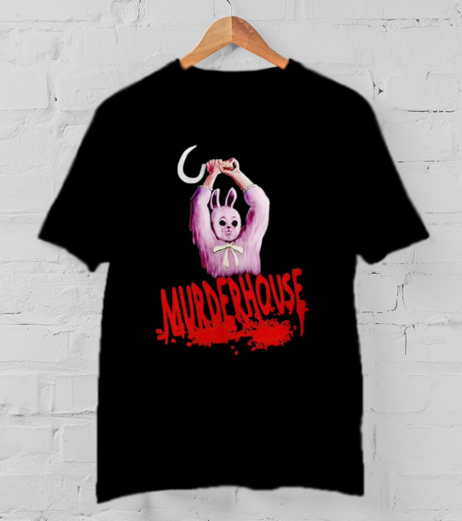 Murder House Pink Bunny With Sickle T-Shirt