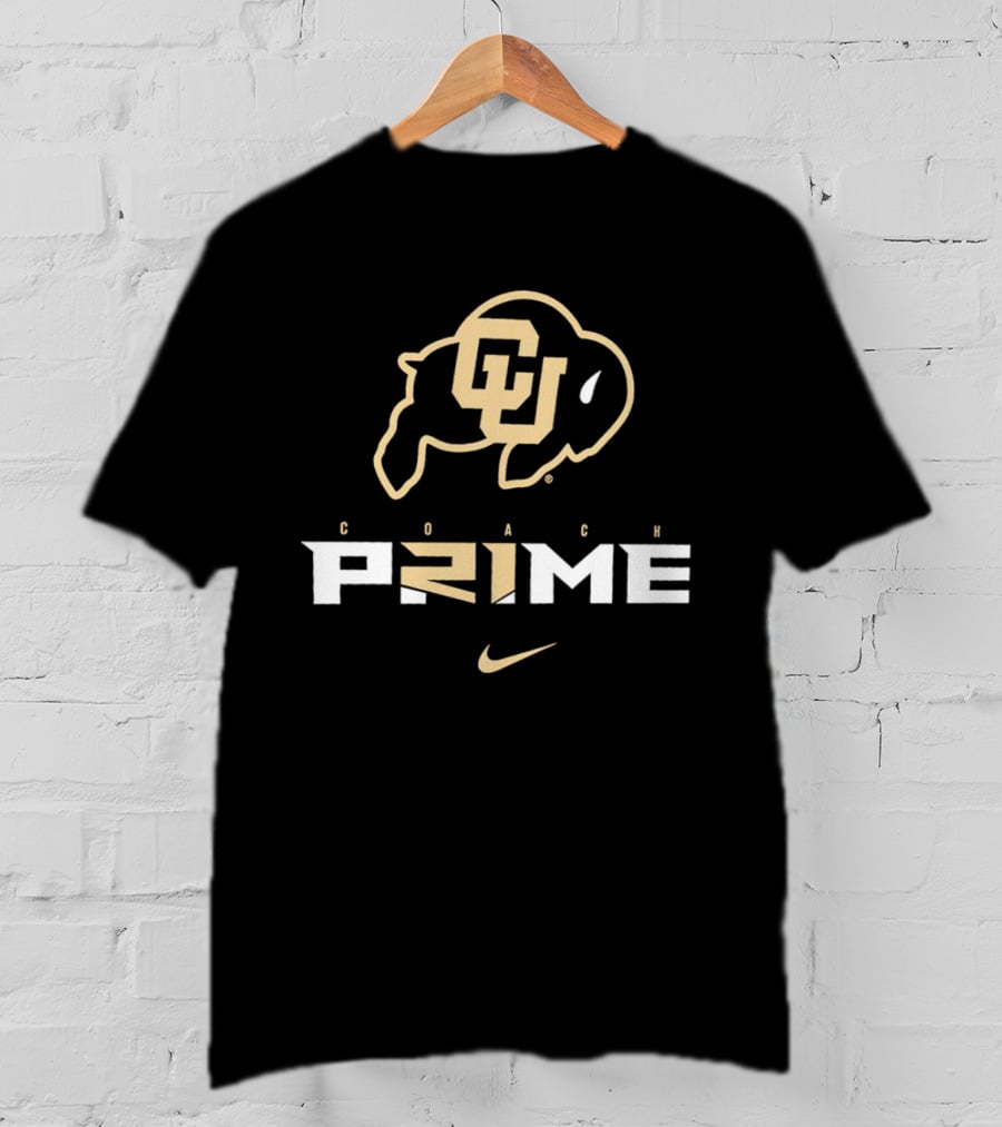 Colorado Buffaloes Coach Prime CU Logo T-Shirt
