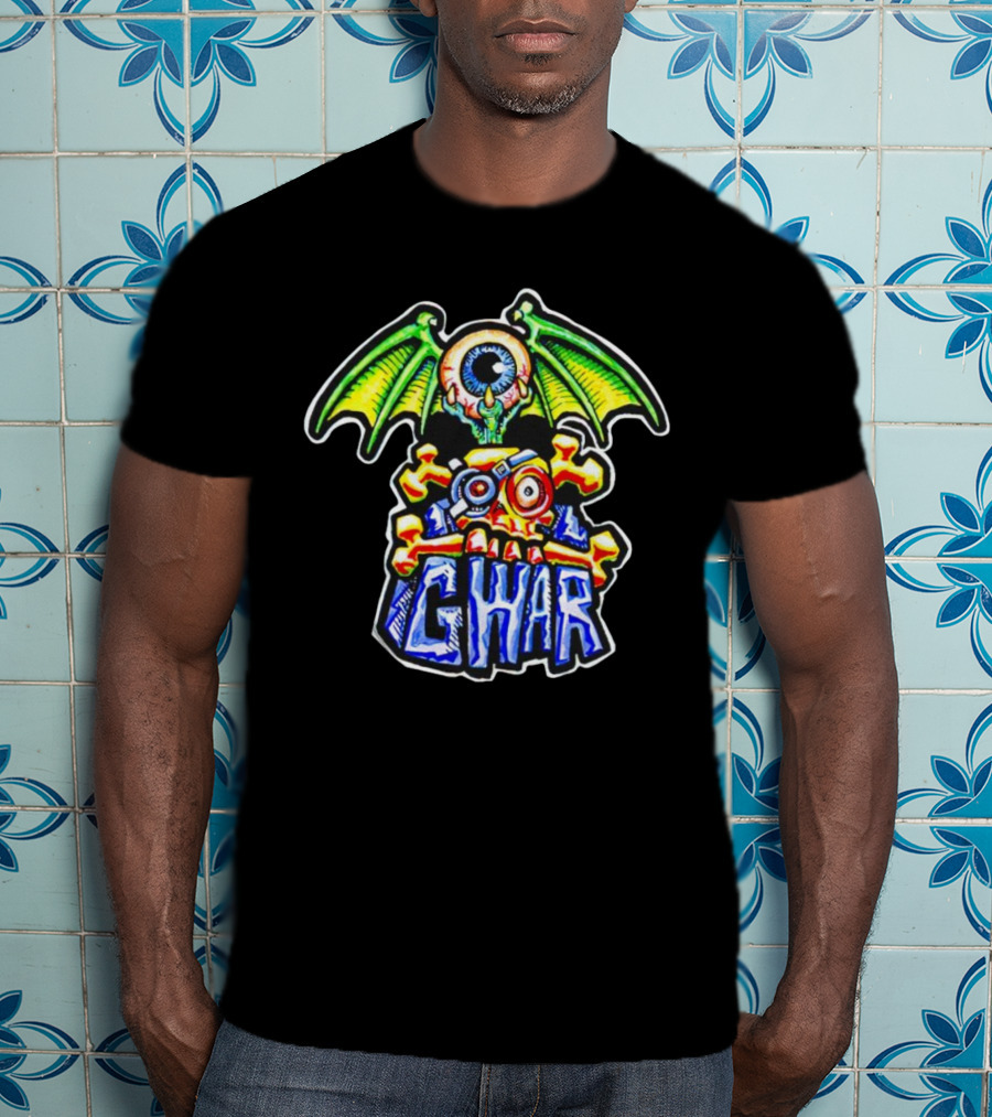 Gwar Flying Eye Skull Winged Creature T-Shirt