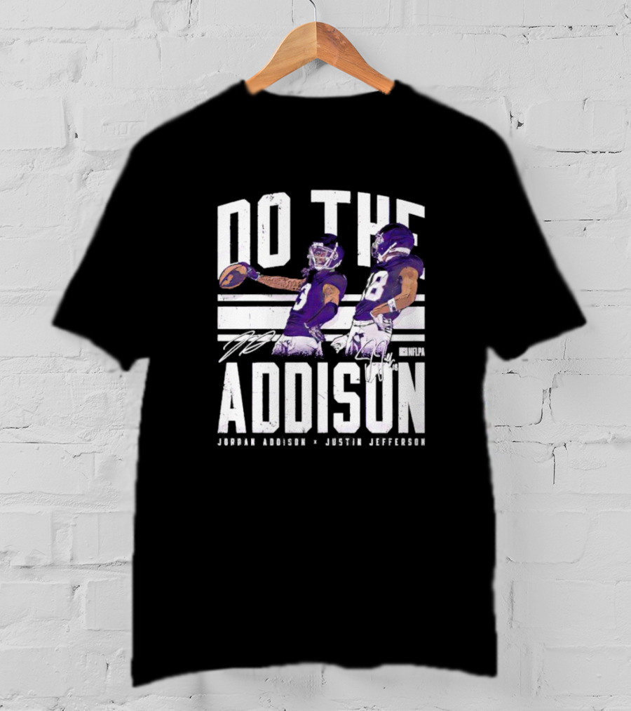 Jordan Addison X Justin Jefferson Do The Addison NFLPA T-Shirt