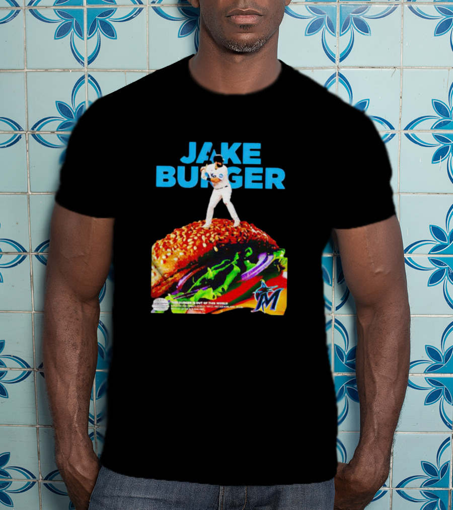 Jake Burger Miami Marlins Out Of This World T-Shirt