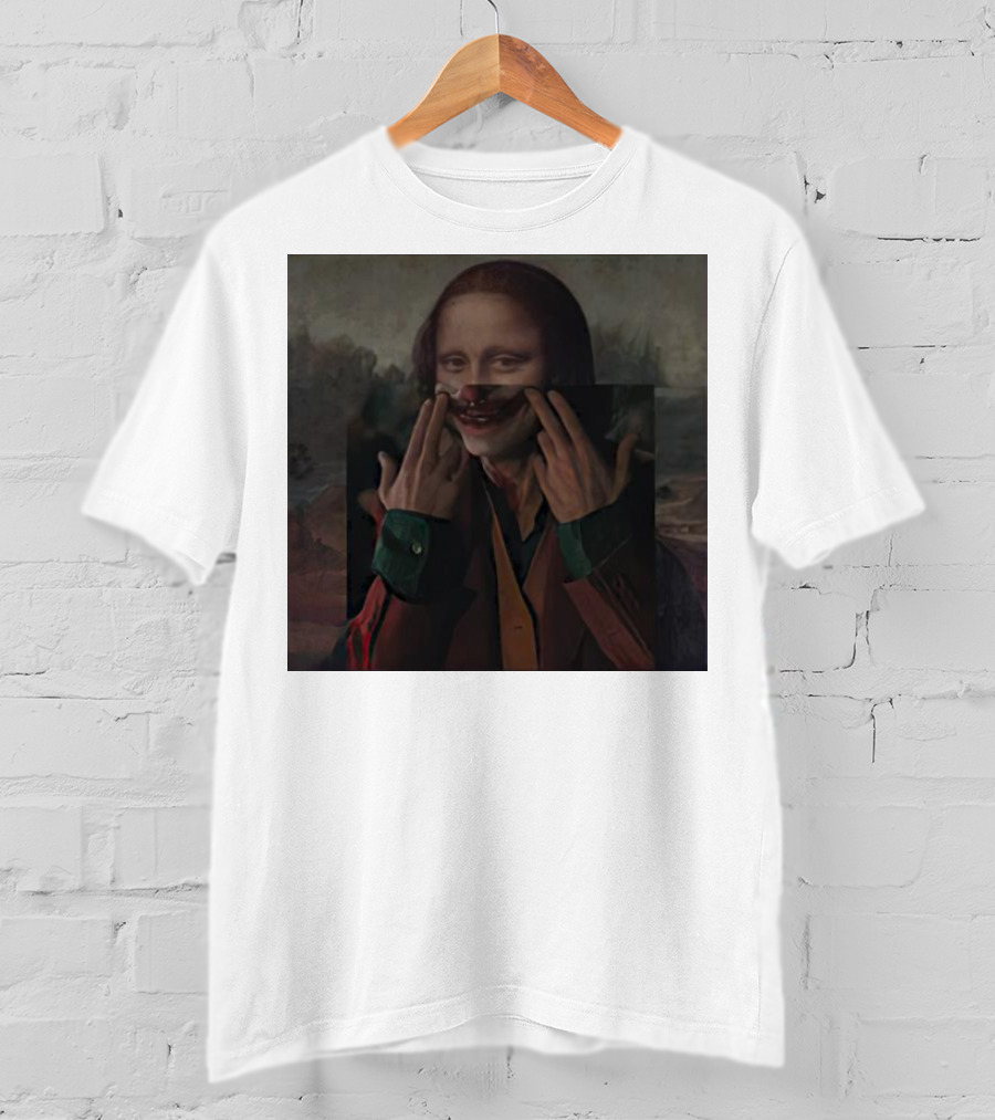 Mona Lisa Joker Crossover Fusion T-Shirt