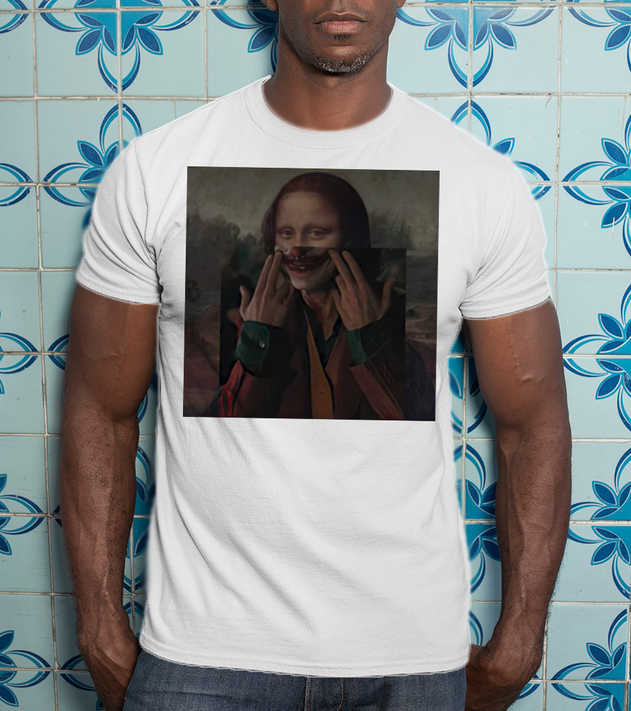 Mona Lisa Joker Crossover Fusion T-Shirt