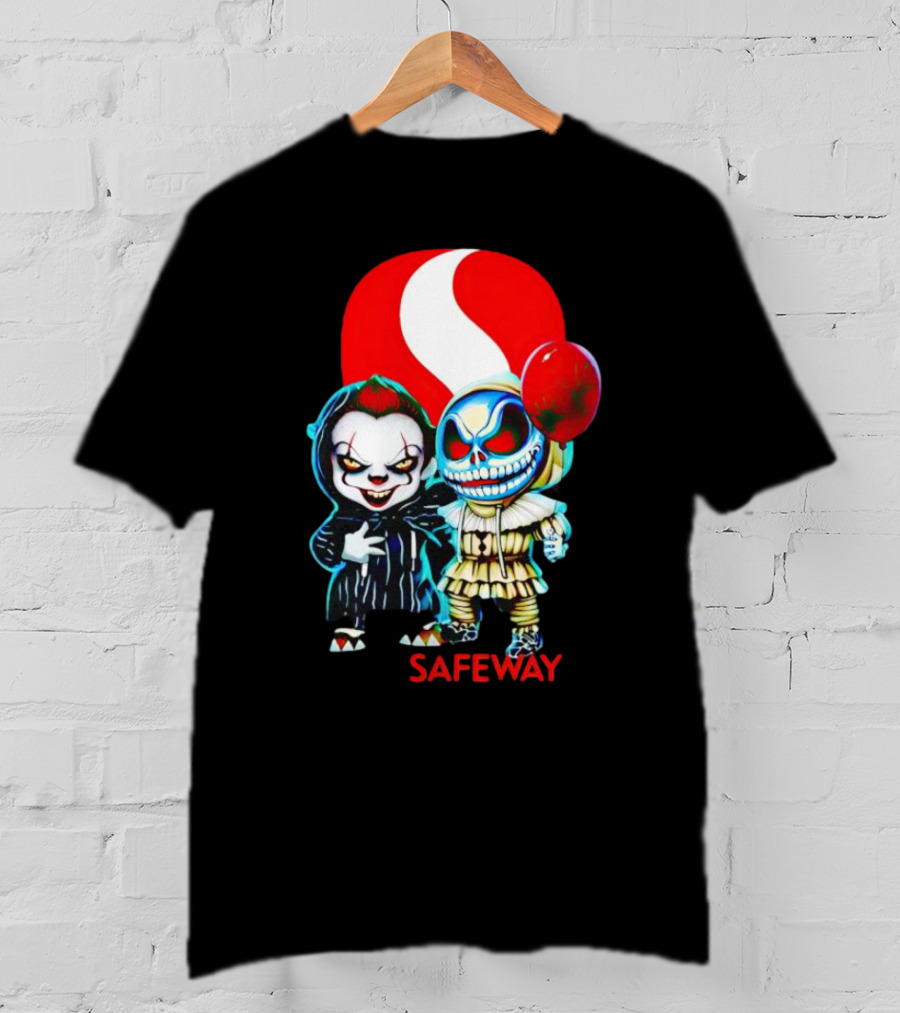 Pennywise Jack Skellington Safeway Halloween Combo T-Shirt