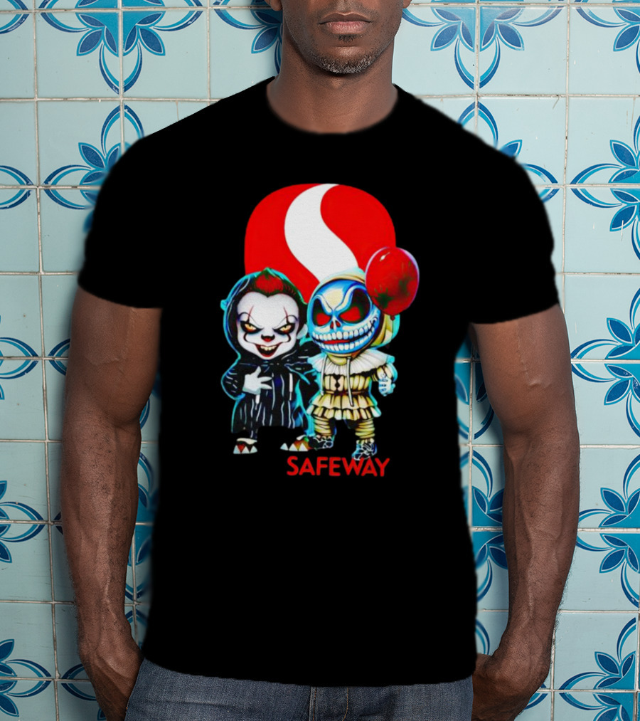 Pennywise Jack Skellington Safeway Halloween Combo T-Shirt