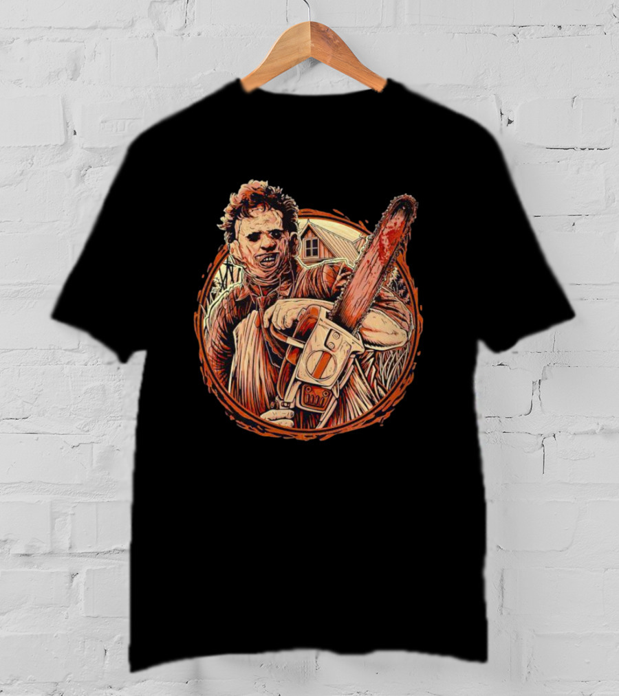 Texas Chainsaw Massacre Leatherface Horror Vintage T-Shirt