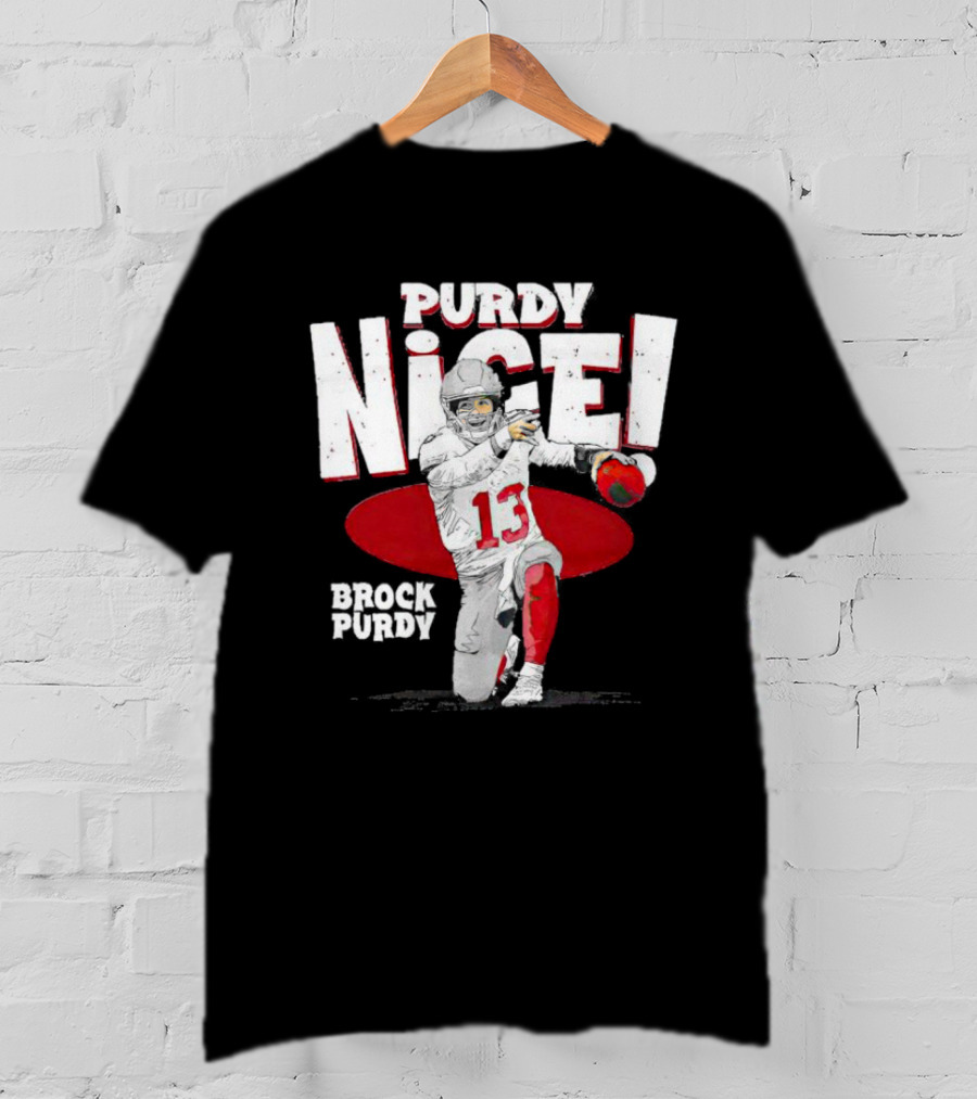 Brock Purdy San Francisco Purdy Nice 13 Football Player Recognition T-Shirt