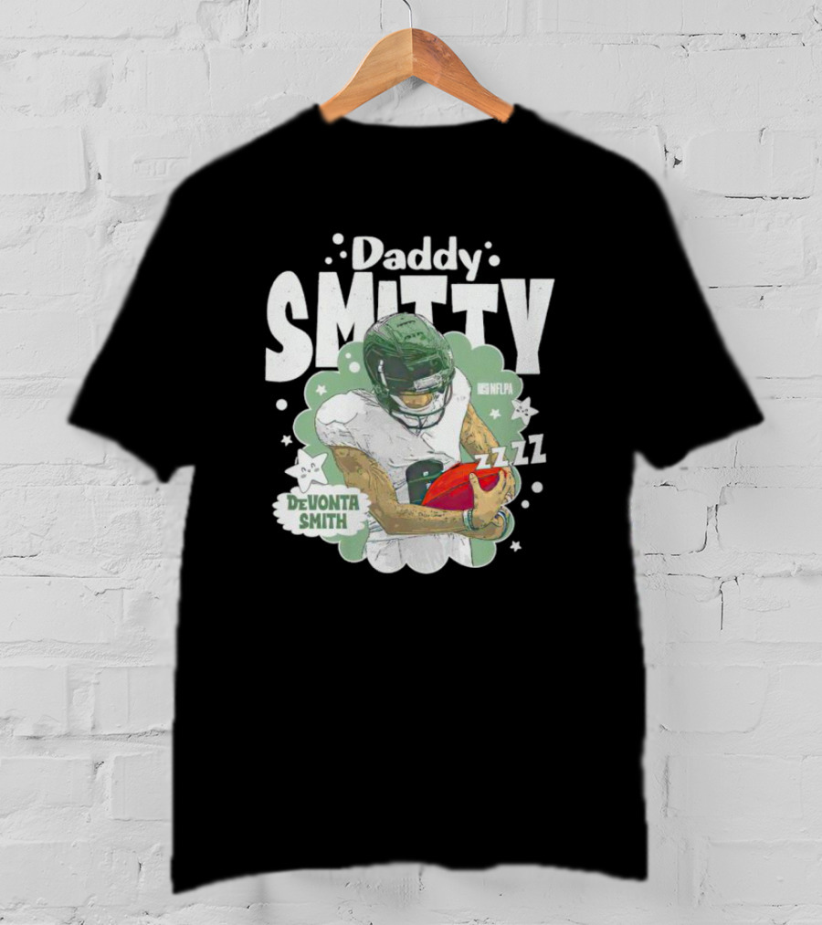 Daddy Smitty Devonta Smith NFLPA Zzzzz Football Star T-Shirt