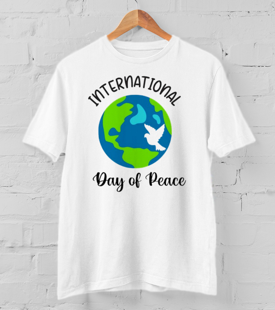 International Day Of Peace Earth With Dove T-Shirt