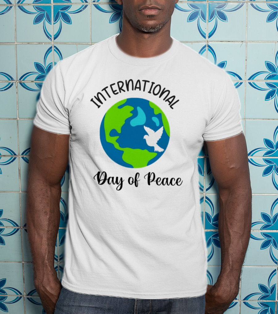 International Day Of Peace Earth With Dove T-Shirt
