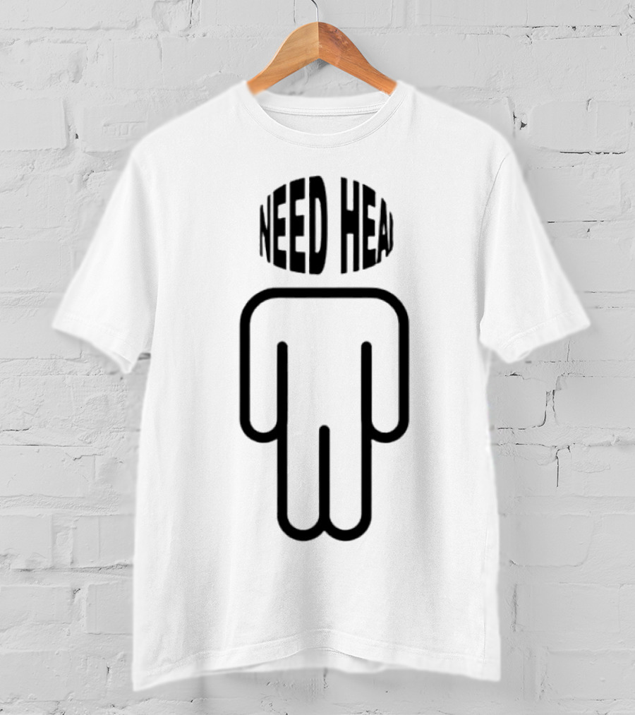 NEED HEAD Minimalist Figure T-Shirt