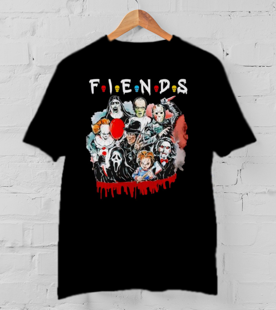FIENDS Horror Characters Friends T-Shirt