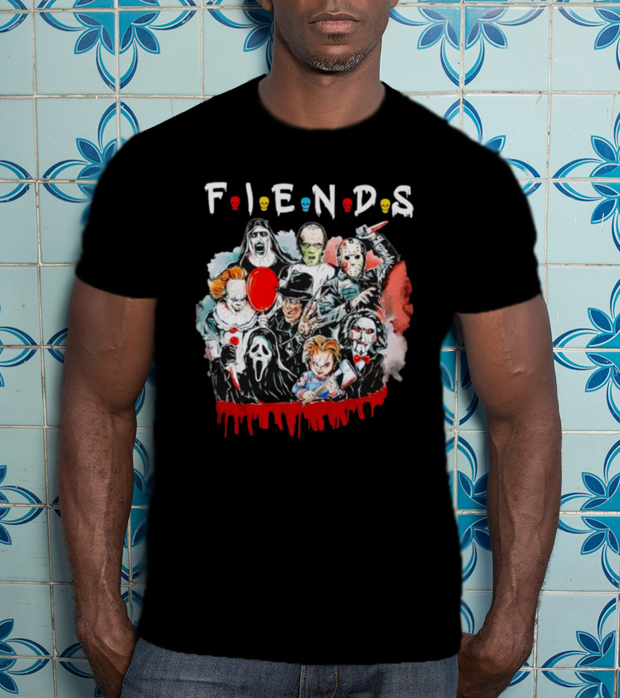 FIENDS Horror Characters Friends T-Shirt