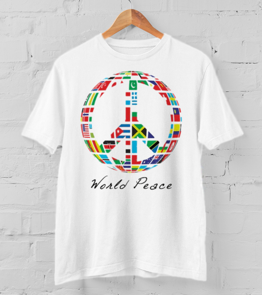 World Peace International Flags Peace T-Shirt